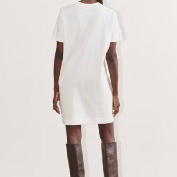 Everlane Black Short Sleeve T-Shirt Dress β Size Medium - Picture 7 of 7